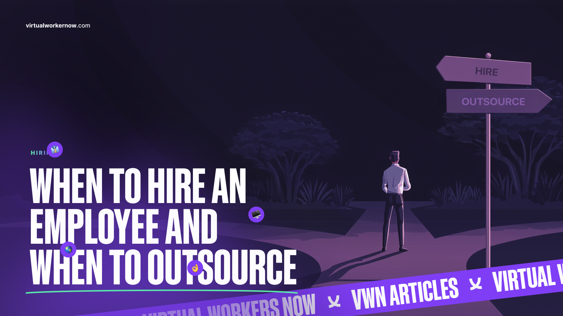 When to hire & outsource Blog Visual